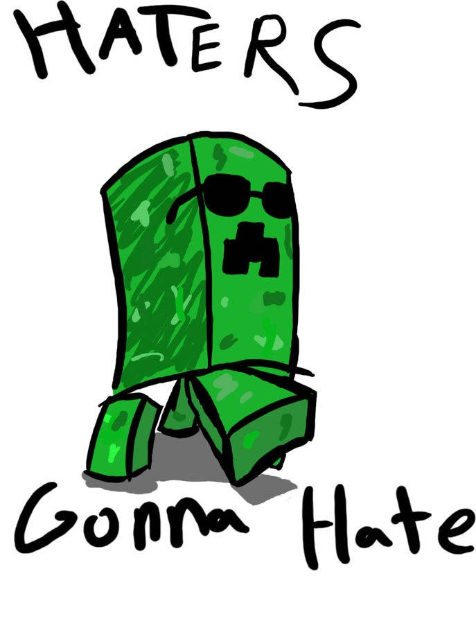 Minecraft Meme Creeper Mob Wallpaper