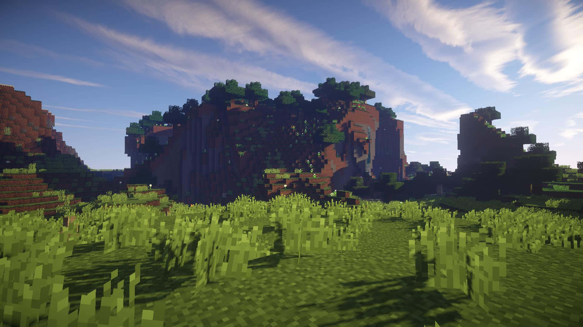 Minecraft Shaders Wallpaper