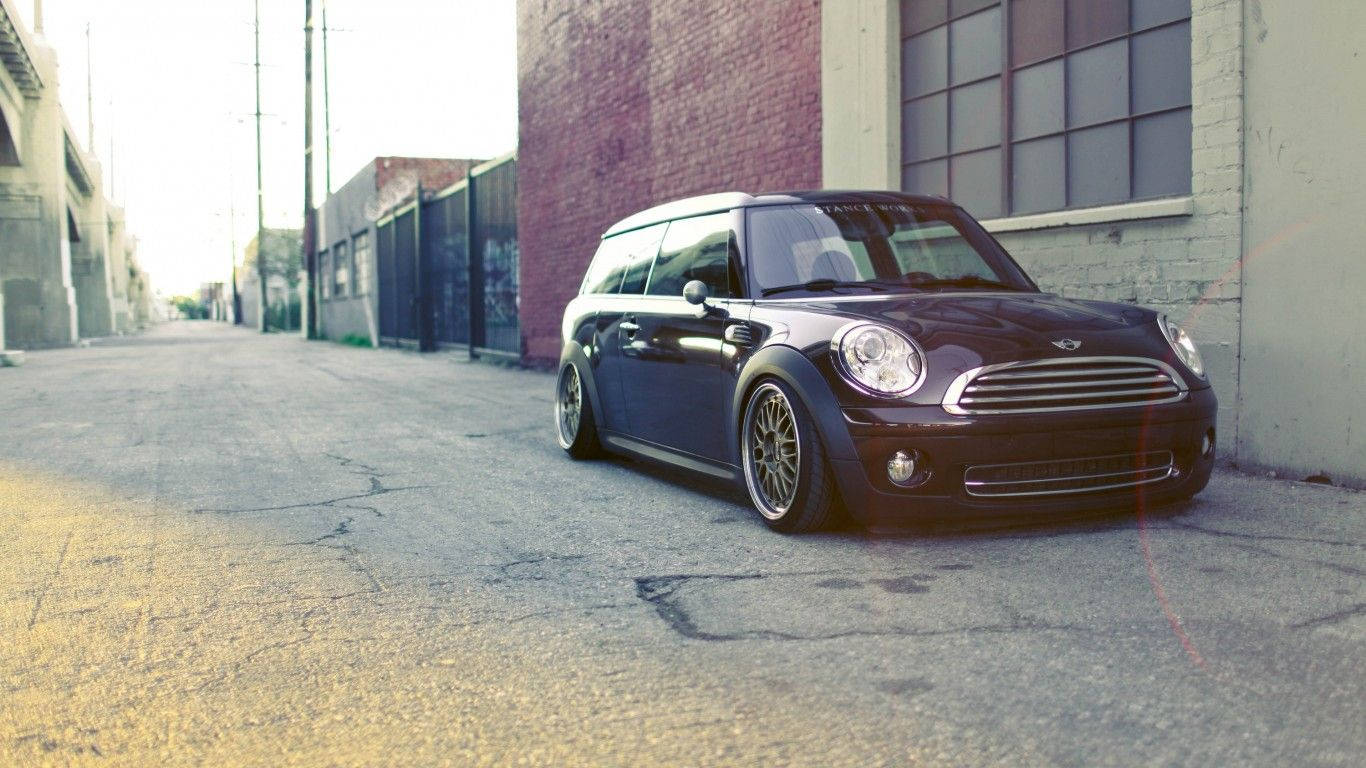 Mini Cooper Black R53 Wallpaper