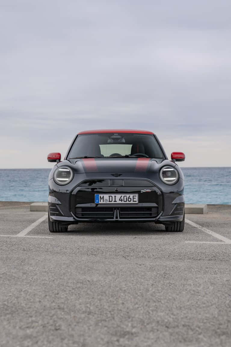 Mini Cooper S E Electric Front View Wallpaper