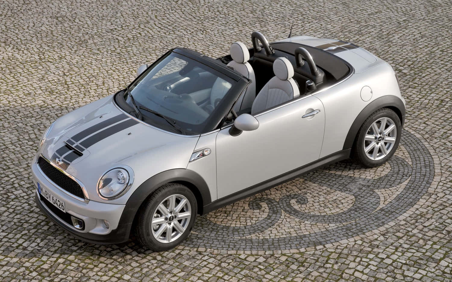 Mini Roadster Convertible Parked Wallpaper