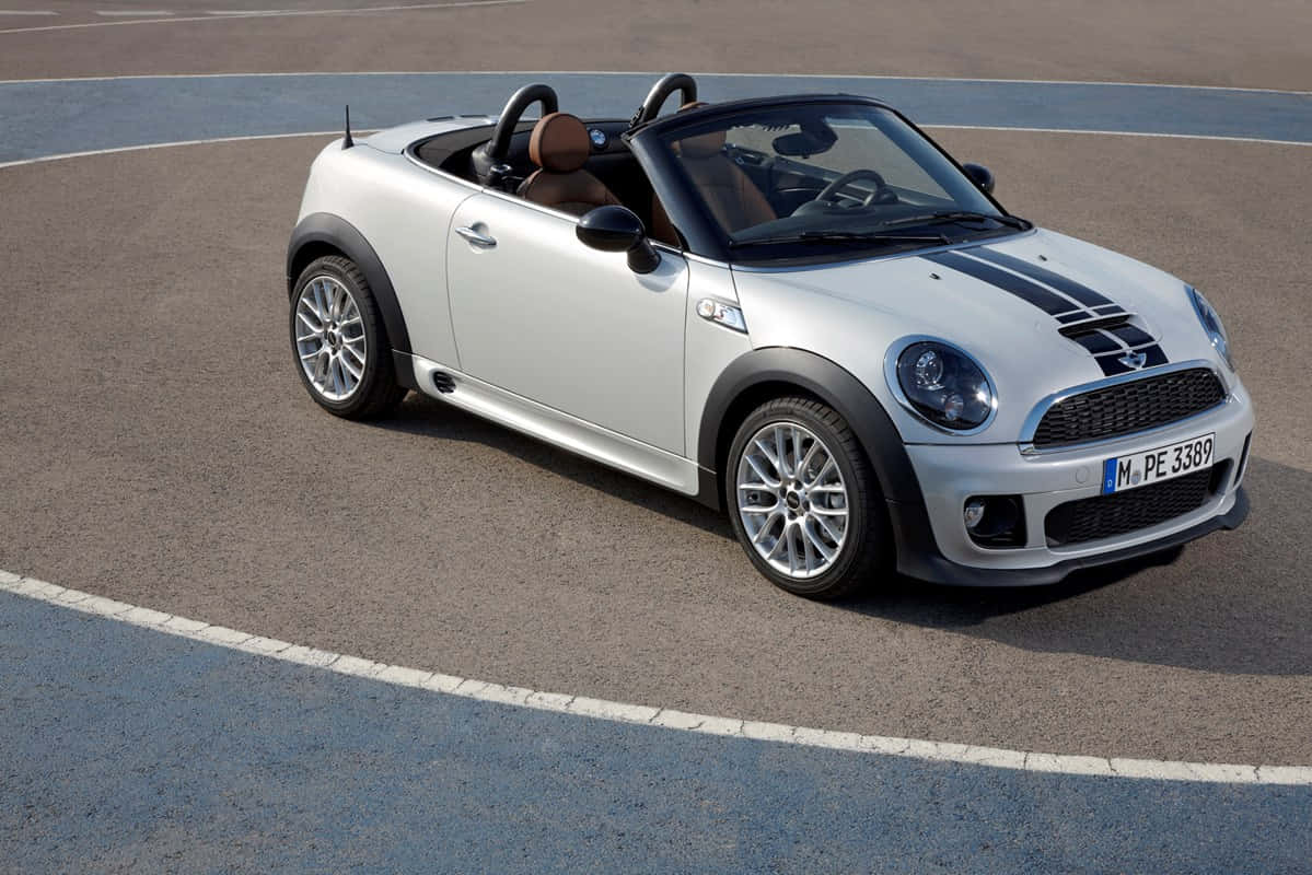 Mini Roadster Convertible Parked Wallpaper