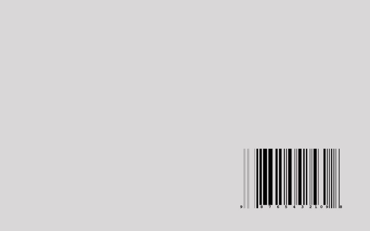 Minimalist Aesthetic Bar Code Wallpaper