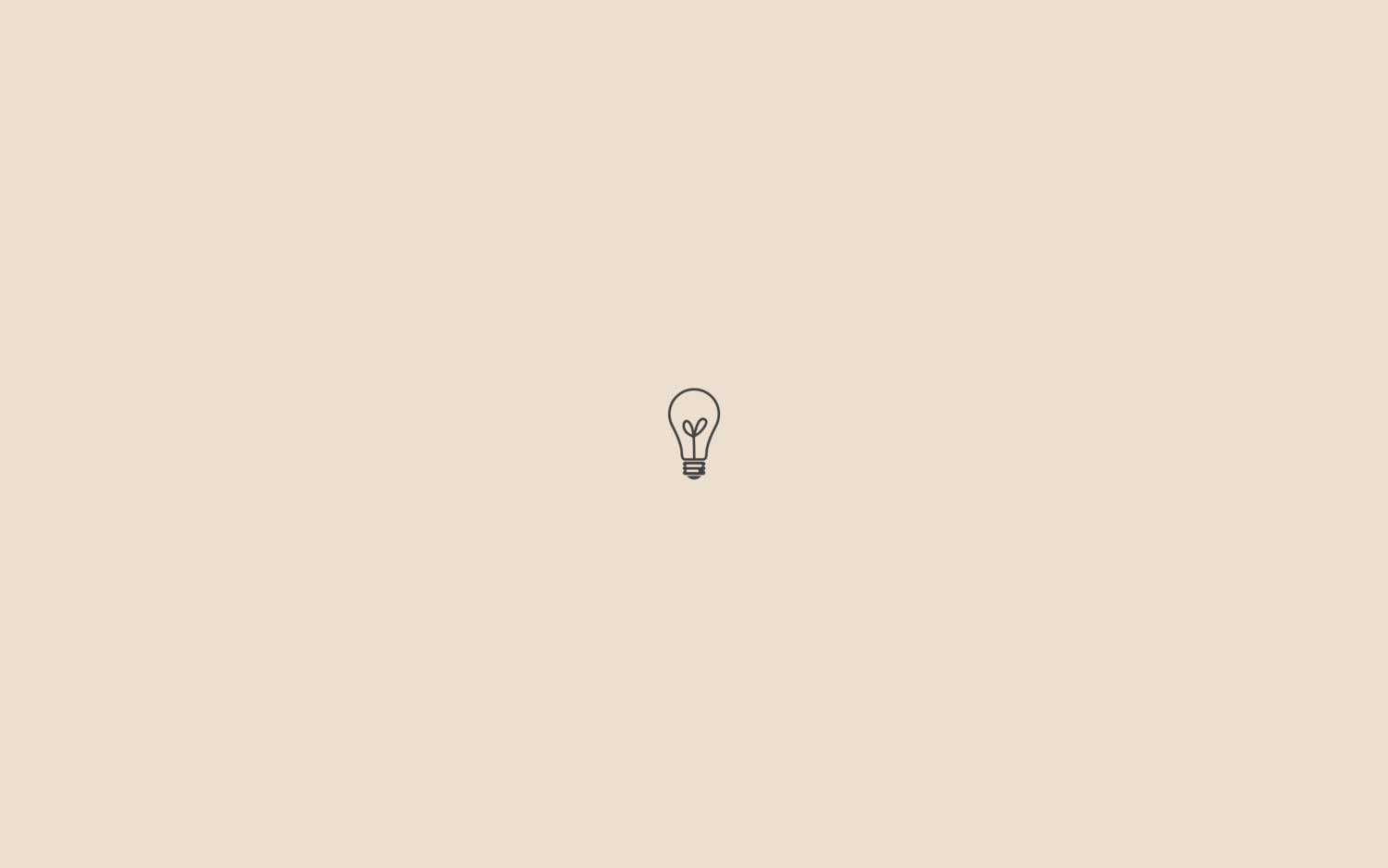 Minimalist Aesthetic Bulb Art Wallpaper