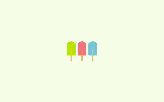 Minimalist Aesthetic Popsicle Sticks Wallpaper