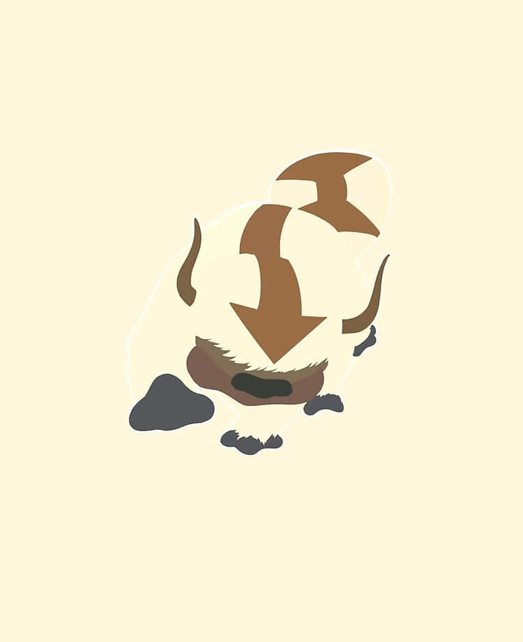 Minimalist Art Appa Avatar Wallpaper