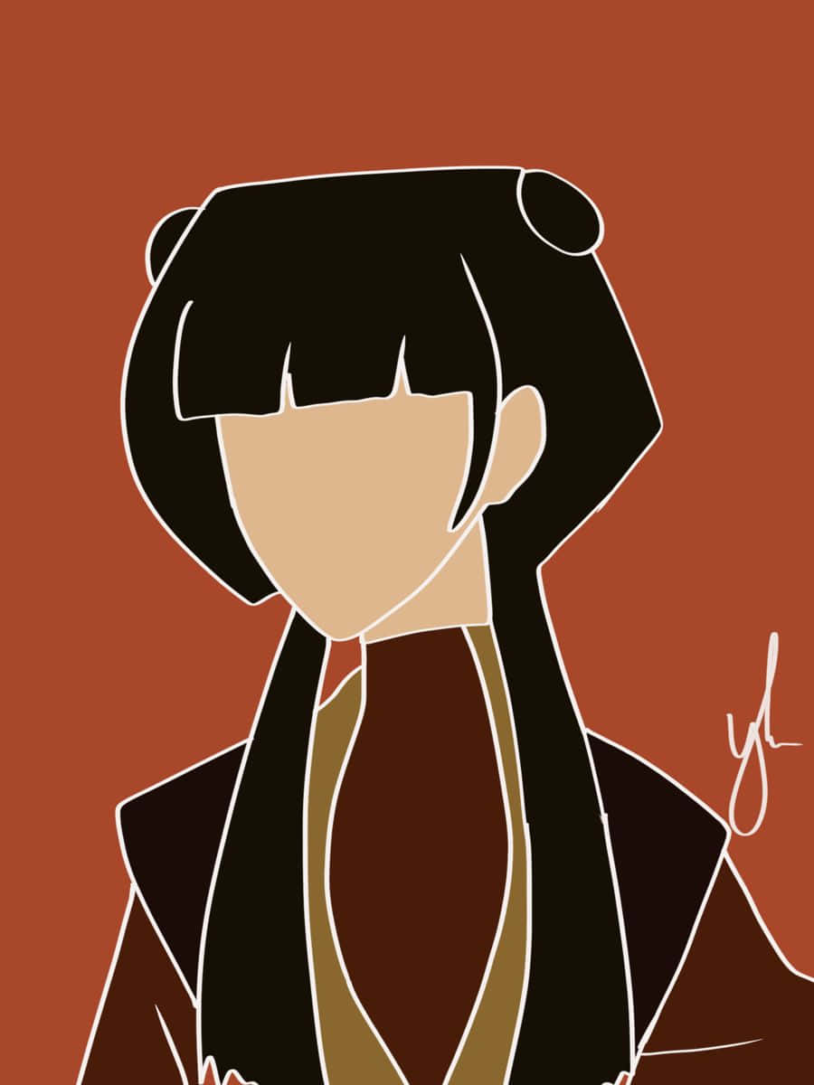 Minimalist Art Mai Avatar The Last Airbender Wallpaper