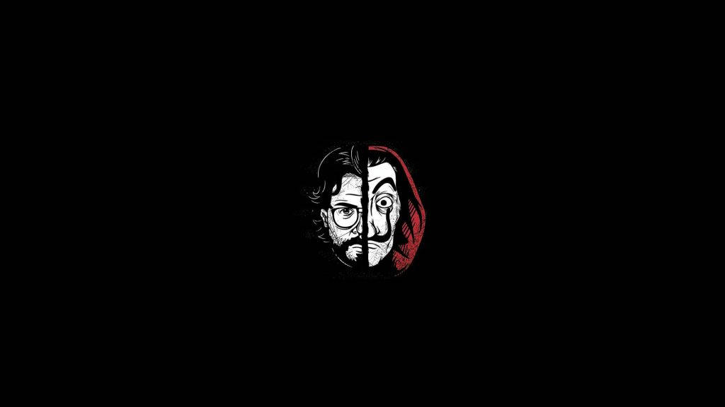 Minimalist Art Professor Money Heist 4k Wallpaper