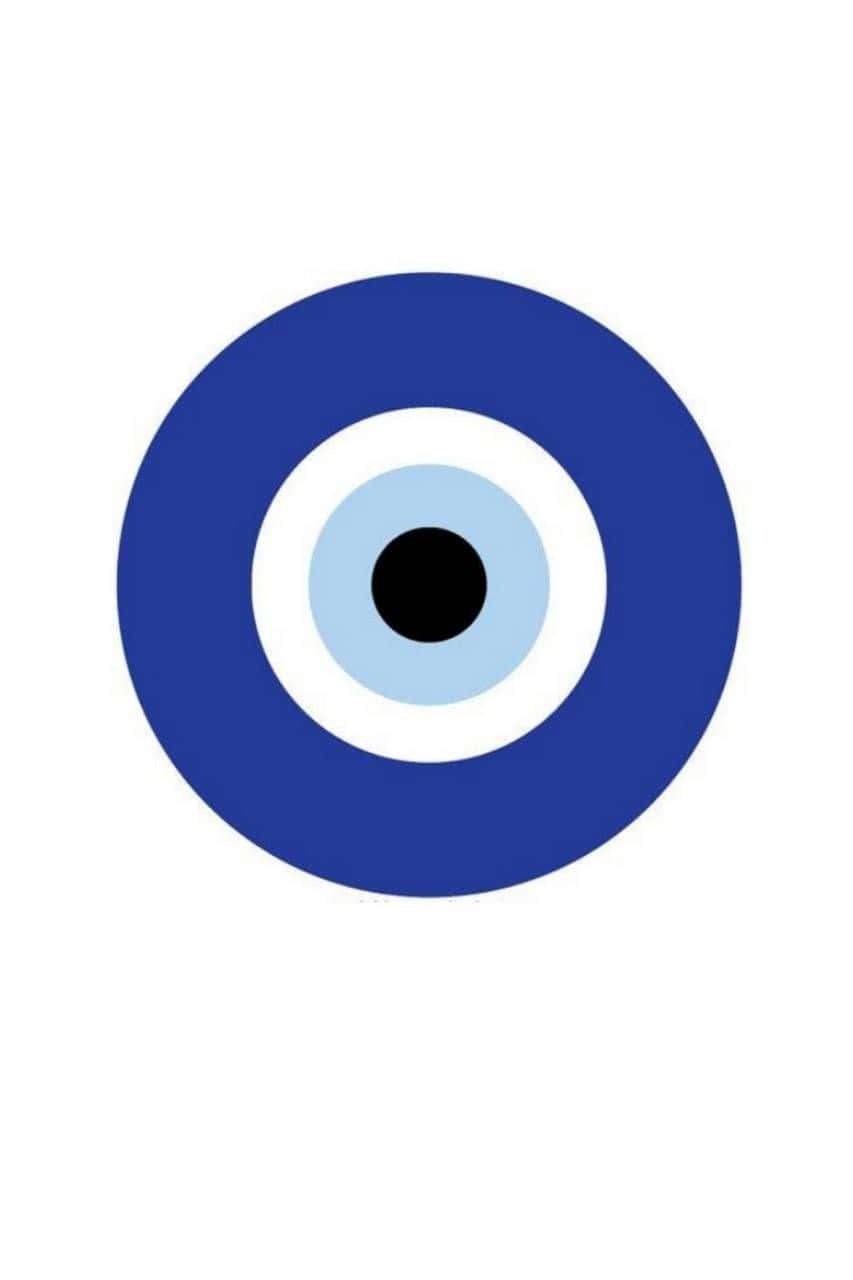 Minimalist Evil Eye Iphone Wallpaper