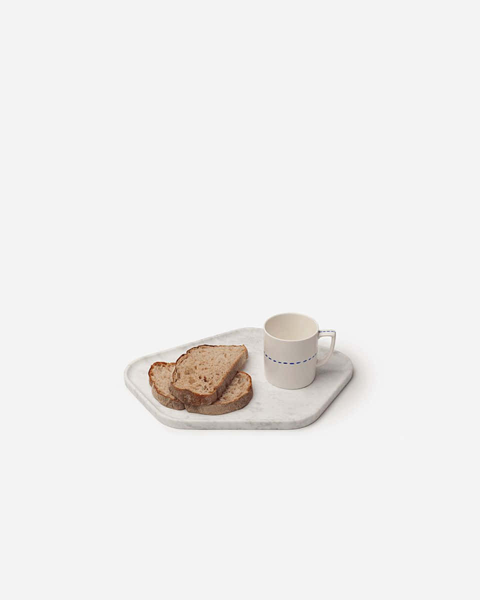 Minimalist Food Flatlay Wallpaper