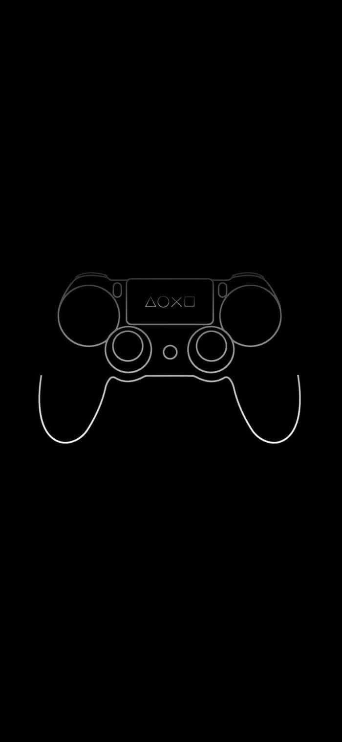 Minimalist_ Gaming_ Controller_ Art Wallpaper