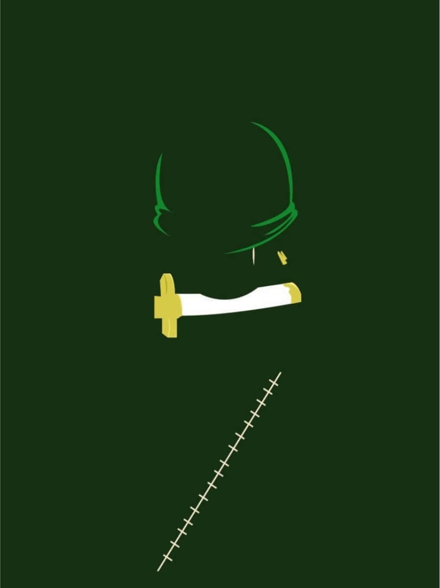 Minimalist One Piece Roronoa Zoro Wallpaper