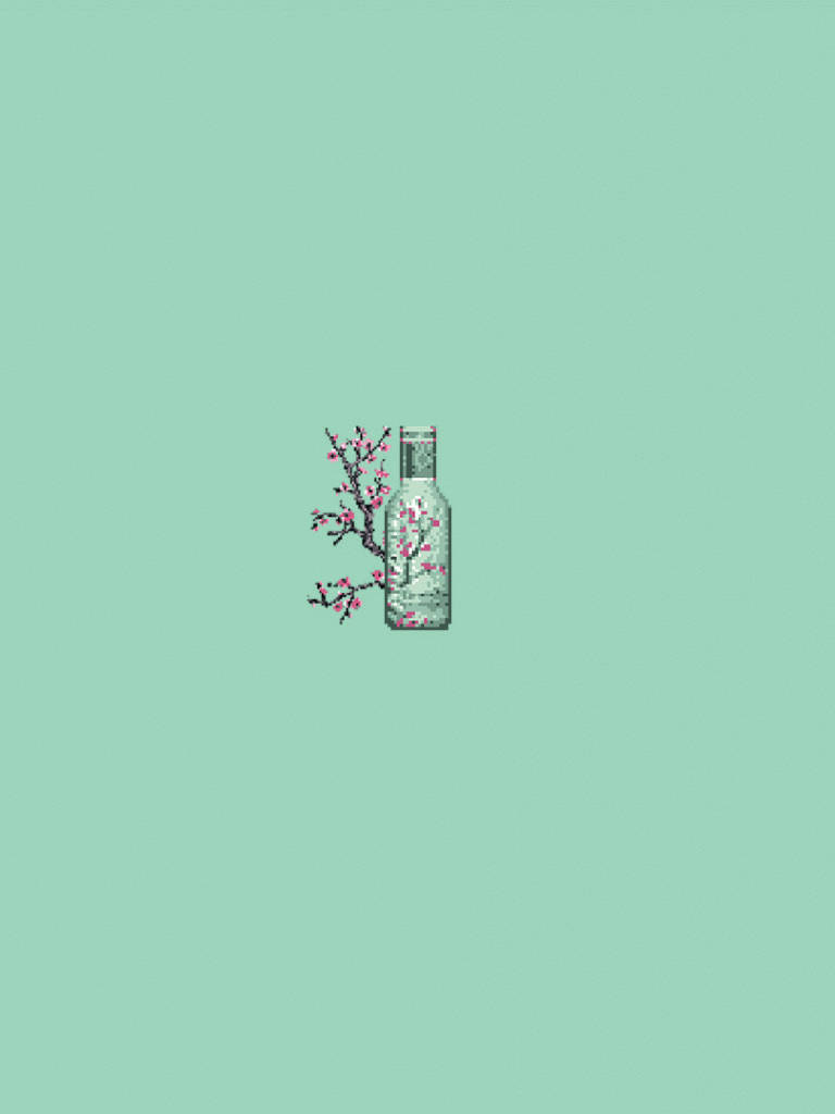 Minimalist Sage Green Aesthetic Tablet Wallpaper