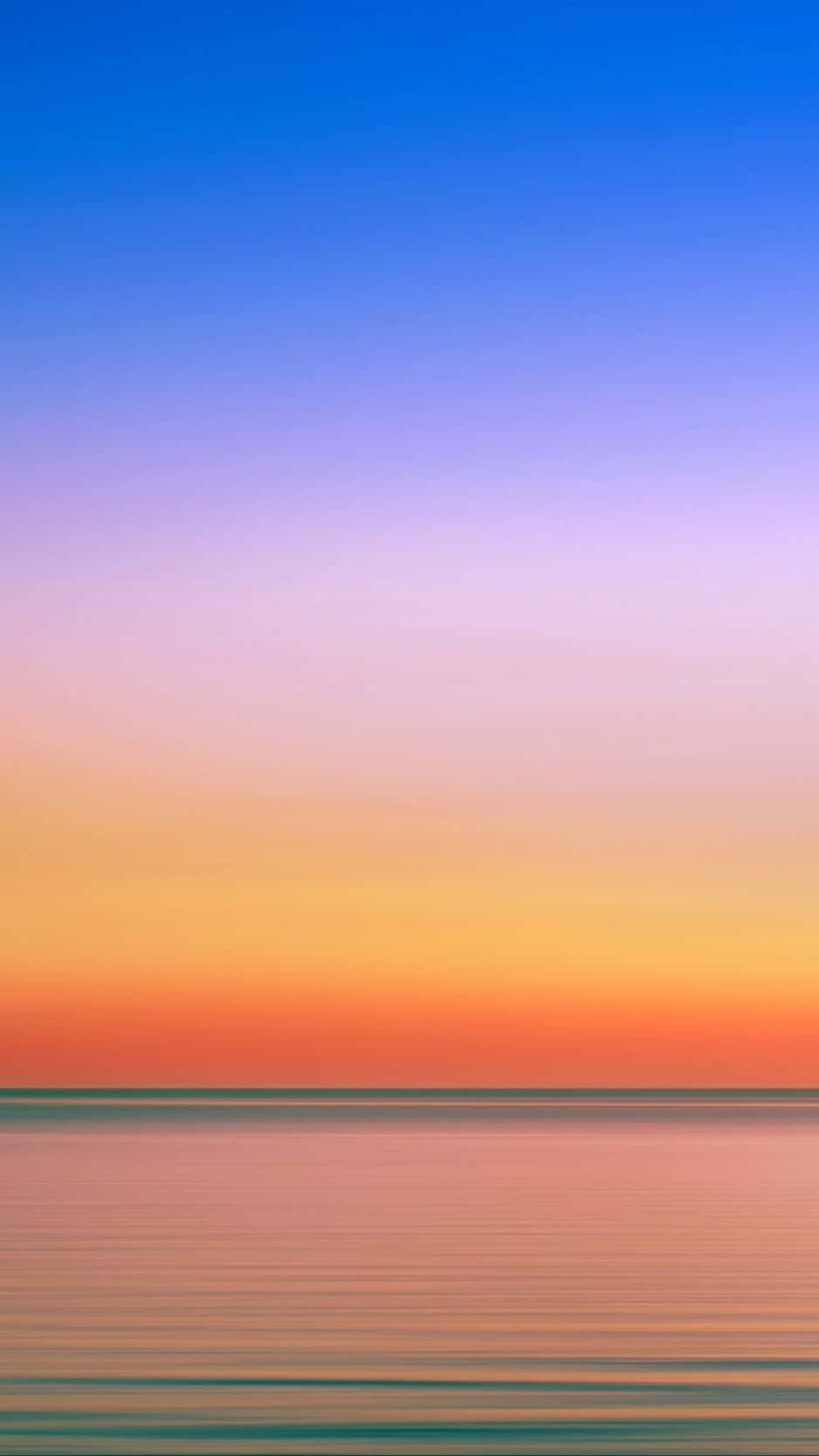 Minimalist Sky: A Serene Display Of Colors Wallpaper