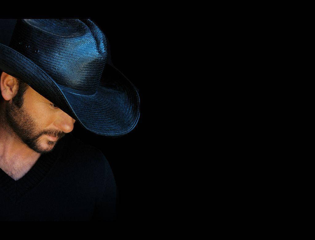 Minimalist Tim Mcgraw Black Background Wallpaper