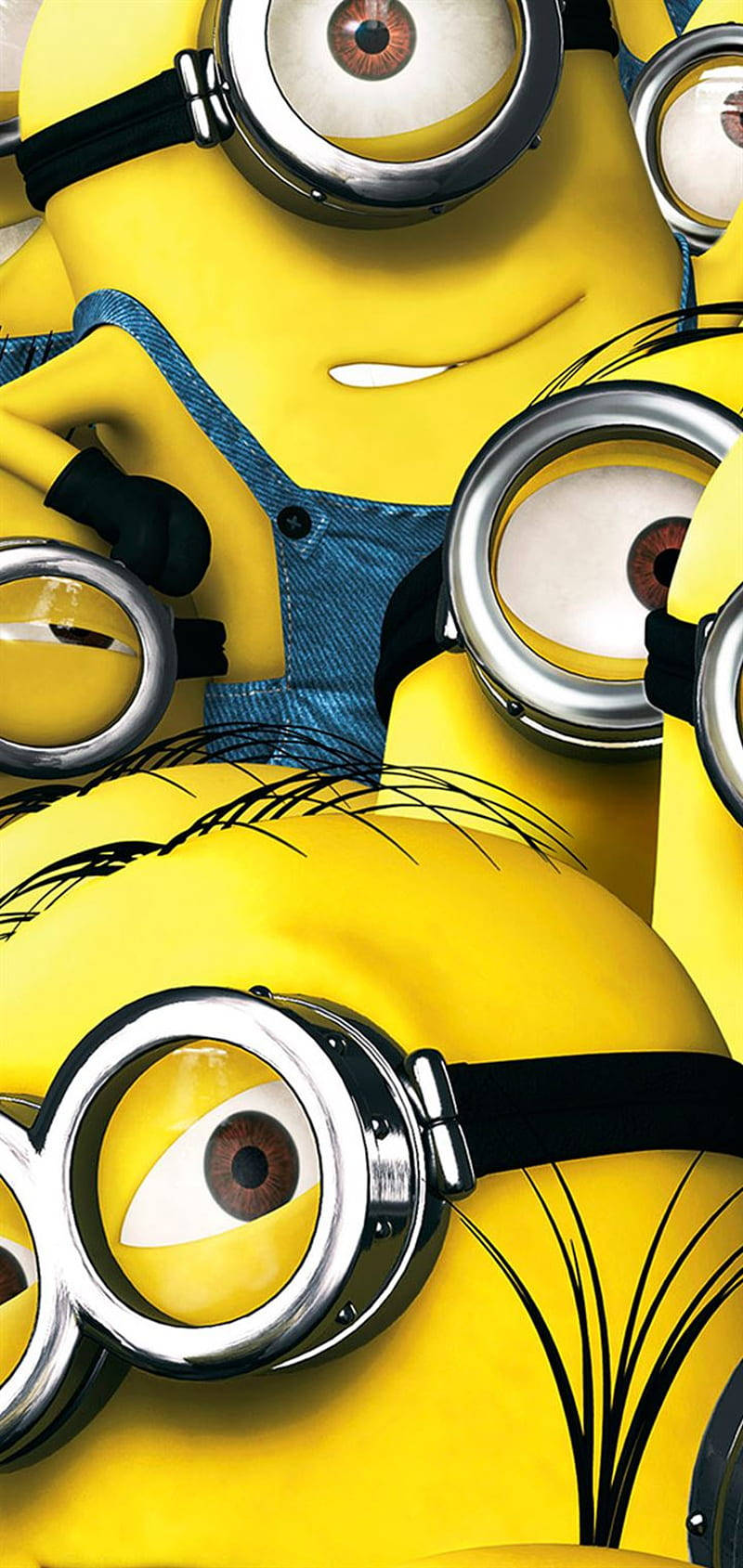 Minion Phone Close-up Wallpaper