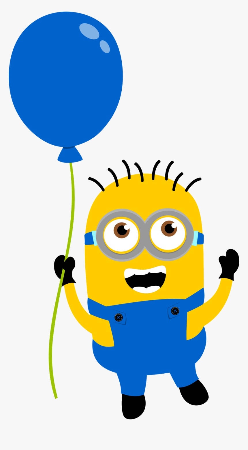 Minion With Blue Balloon Wallpaper