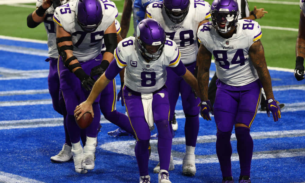 Minnesota Vikings Team Celebration Griddy Dance Wallpaper