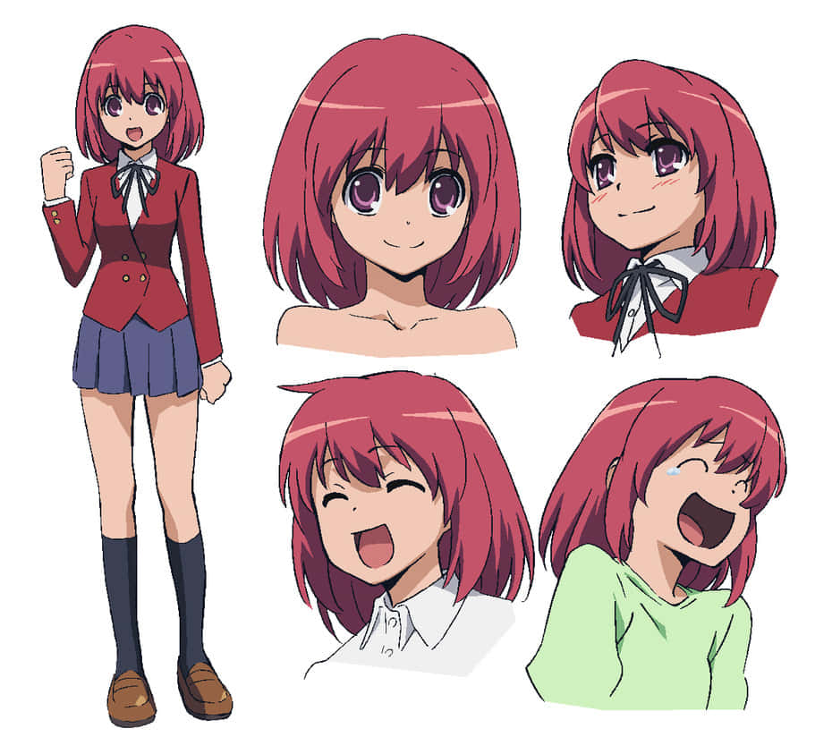 Minori Kushieda, A Cheerful And Energetic Anime Character Wallpaper