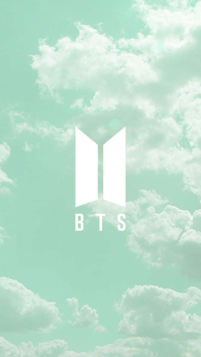 Mint Sky_ B T S_ Logo Wallpaper