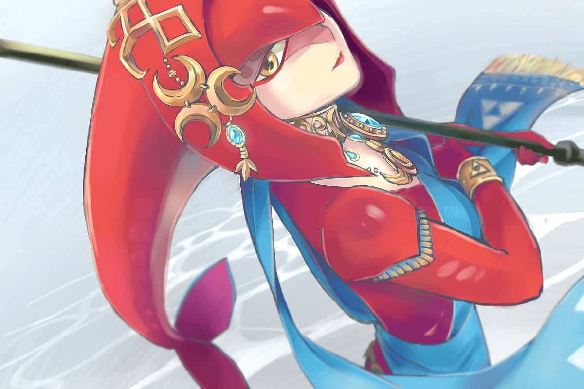 Mipha, The Graceful Zora Champion In The Legend Of Zelda Wallpaper