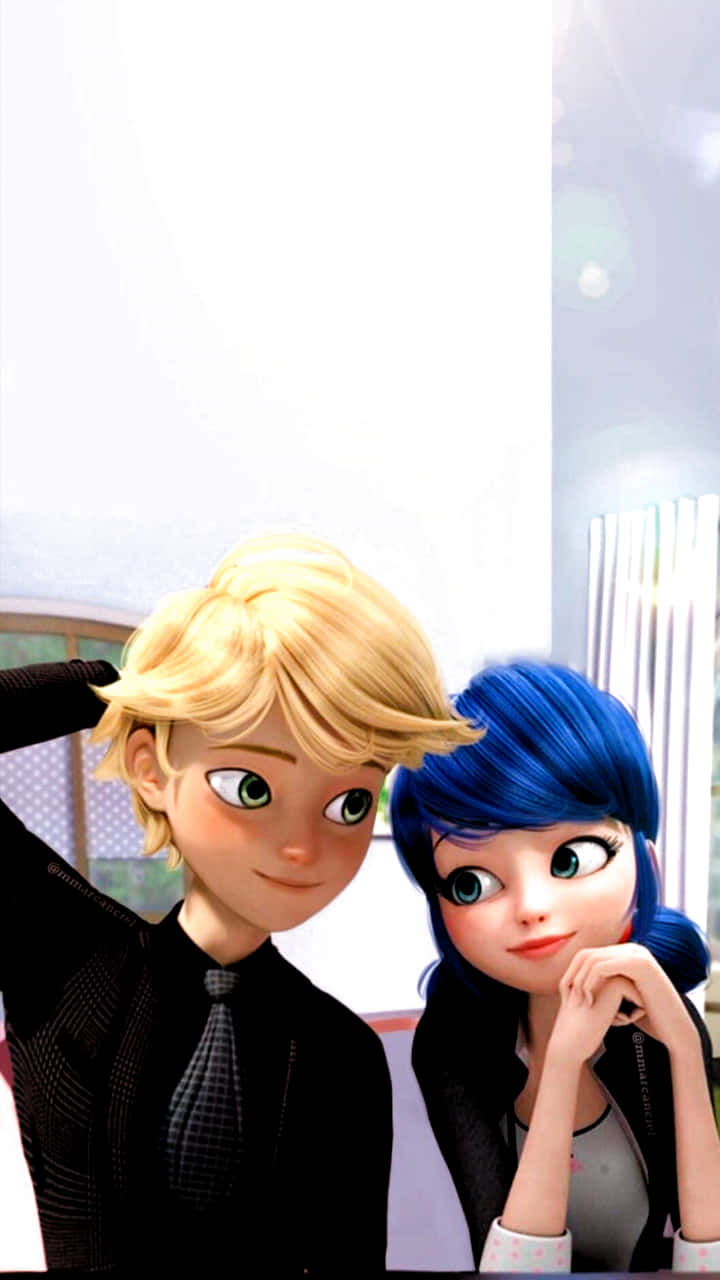 Miraculous Ladybug Adrien On Date Wallpaper