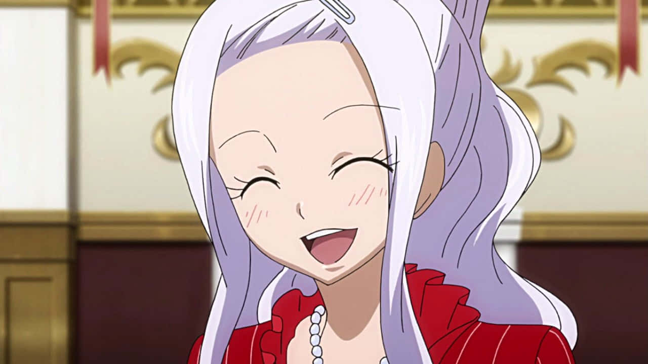 Mirajane Strauss Striking A Pose In Fairy Tail Wallpaper