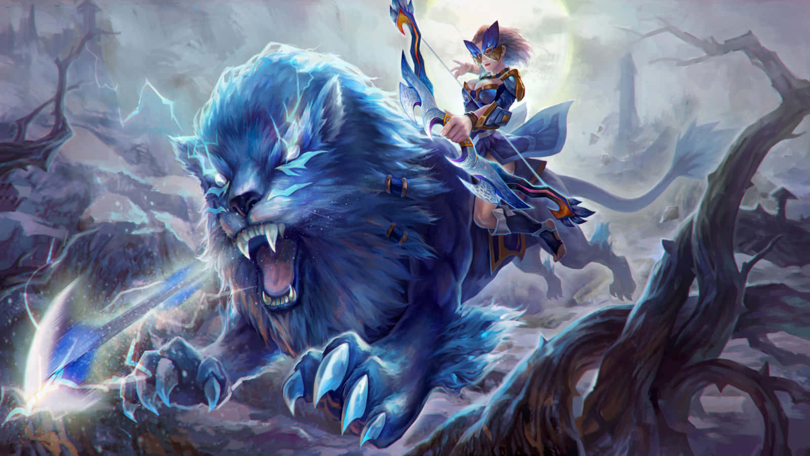 Mirana, The Princess Of The Moon In Dota 2 Wallpaper