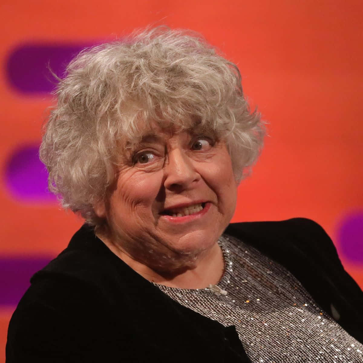 Miriam Margolyes At A Public Event. Wallpaper