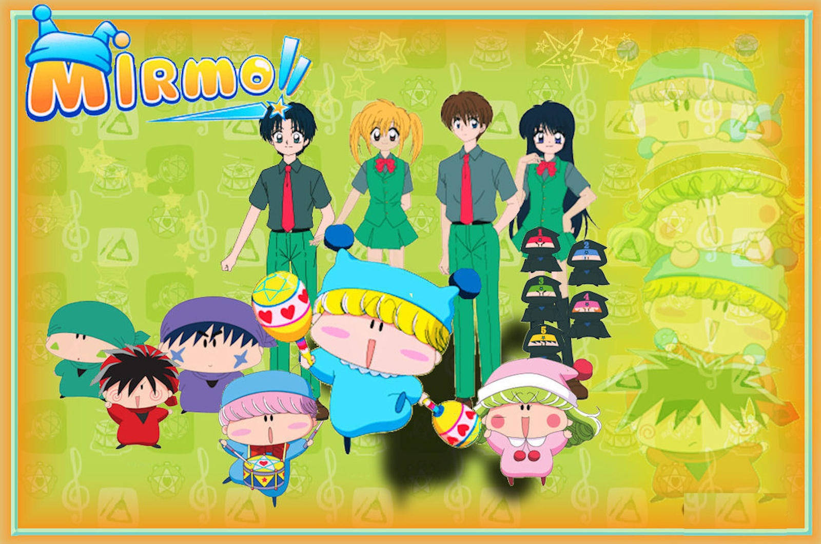 Mirmo De Pon Characters Wallpaper