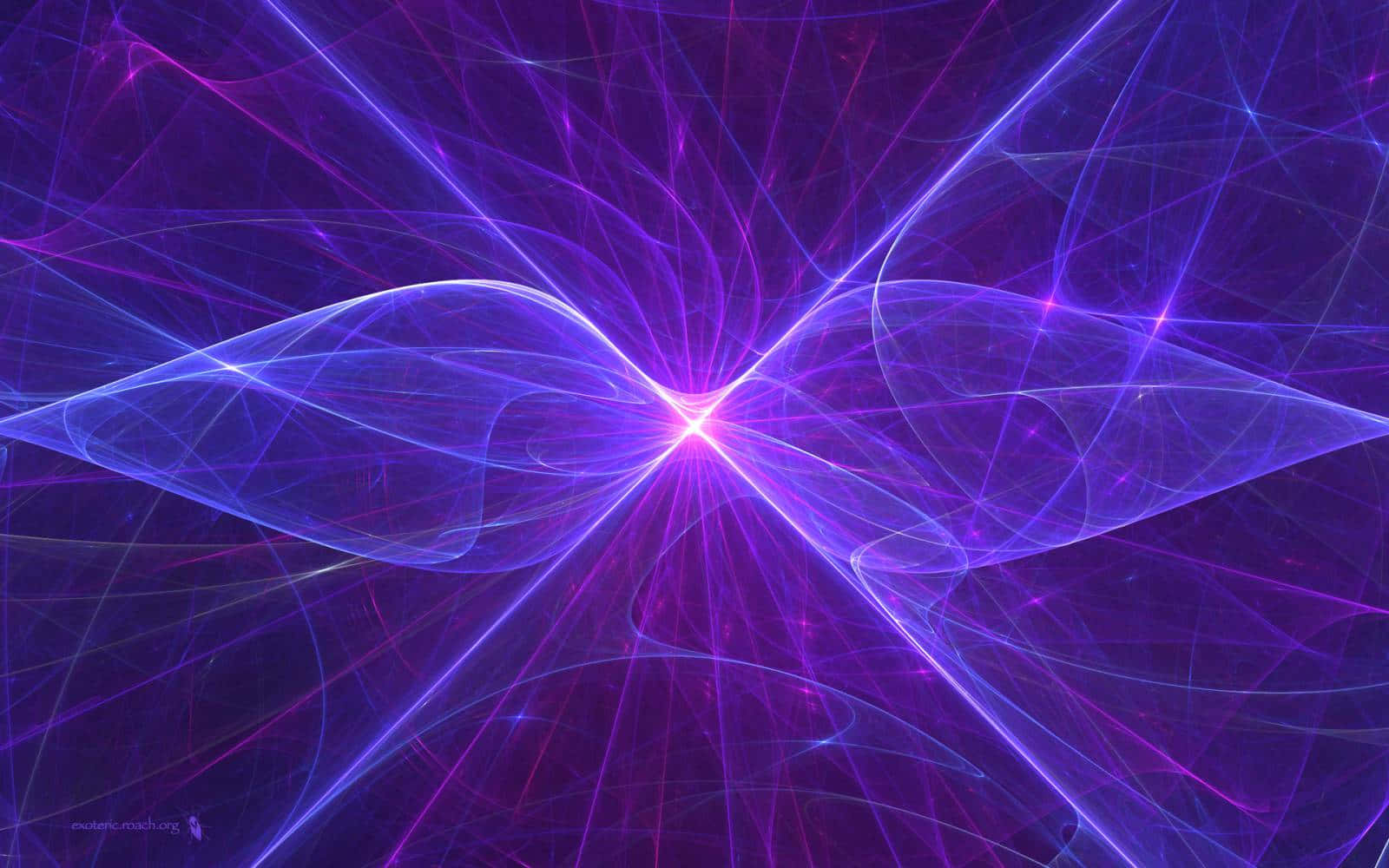 Mirrored Ultraviolet Rays Wallpaper