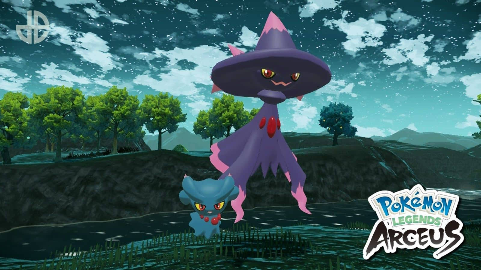 Misdreavus Flying With Mismagius Wallpaper