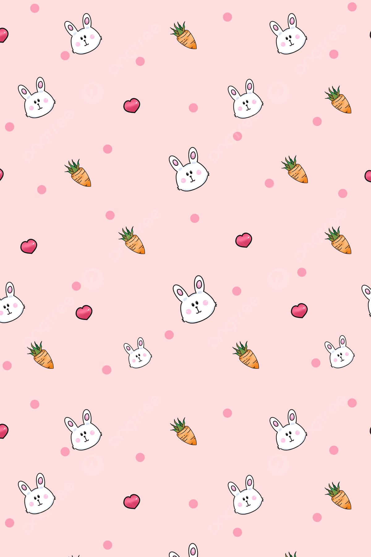 Miss Rabbit Charmingly Posing Wallpaper