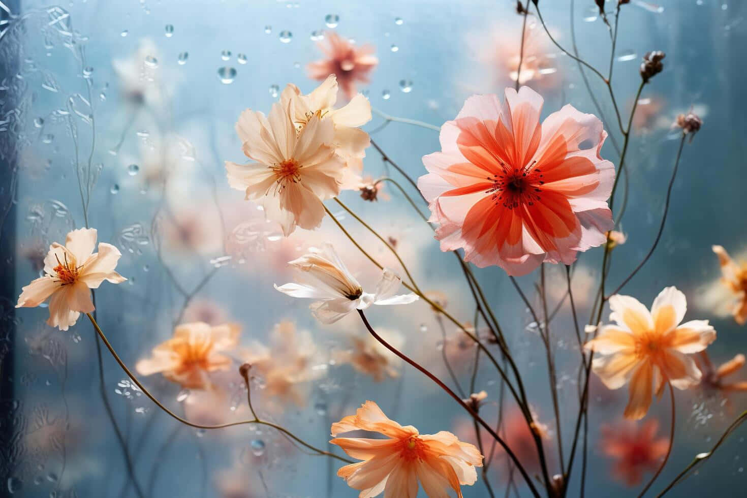 Misty Floral Display.jpg Wallpaper