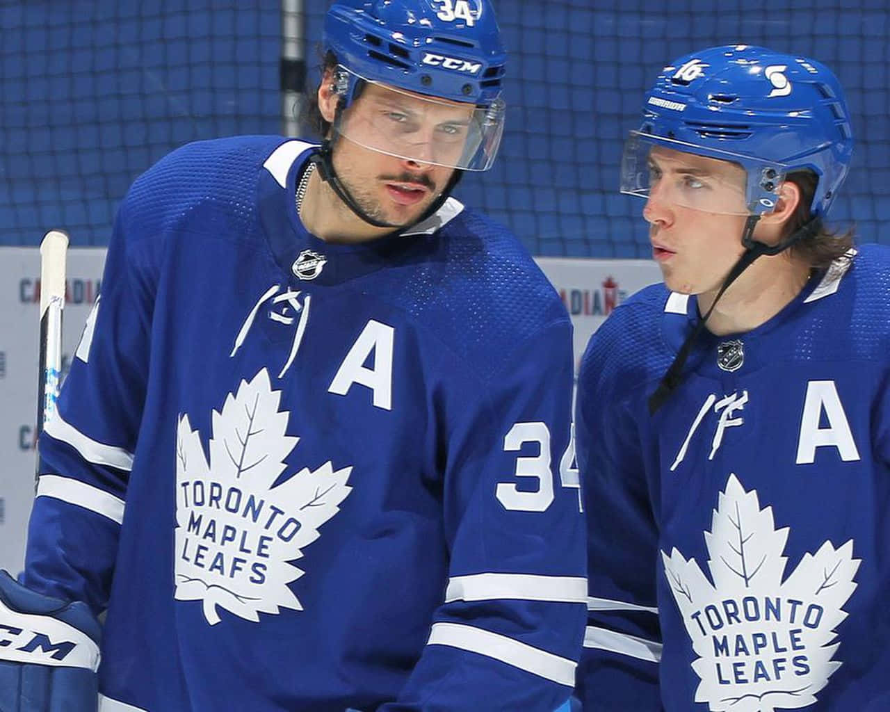 Mitchell Marner And Auston Matthews Wallpaper