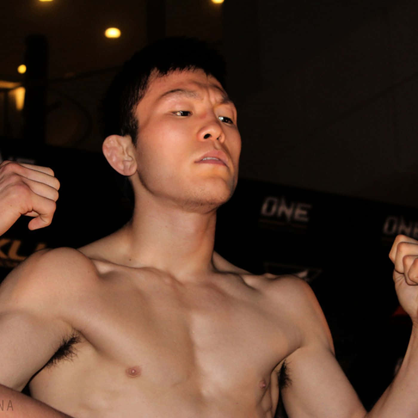 Mma Champion Shinya Aoki Showcasing Strength Wallpaper