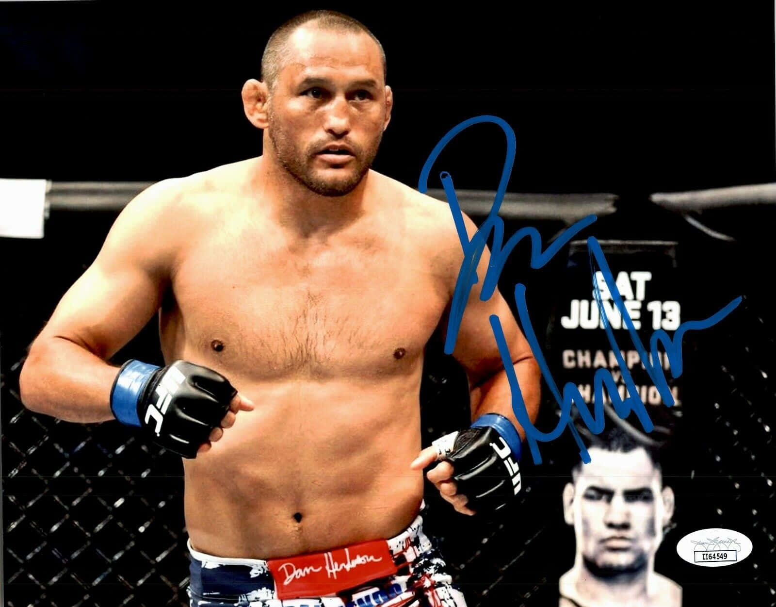 Mma Legend Dan Henderson In Training Mode Wallpaper