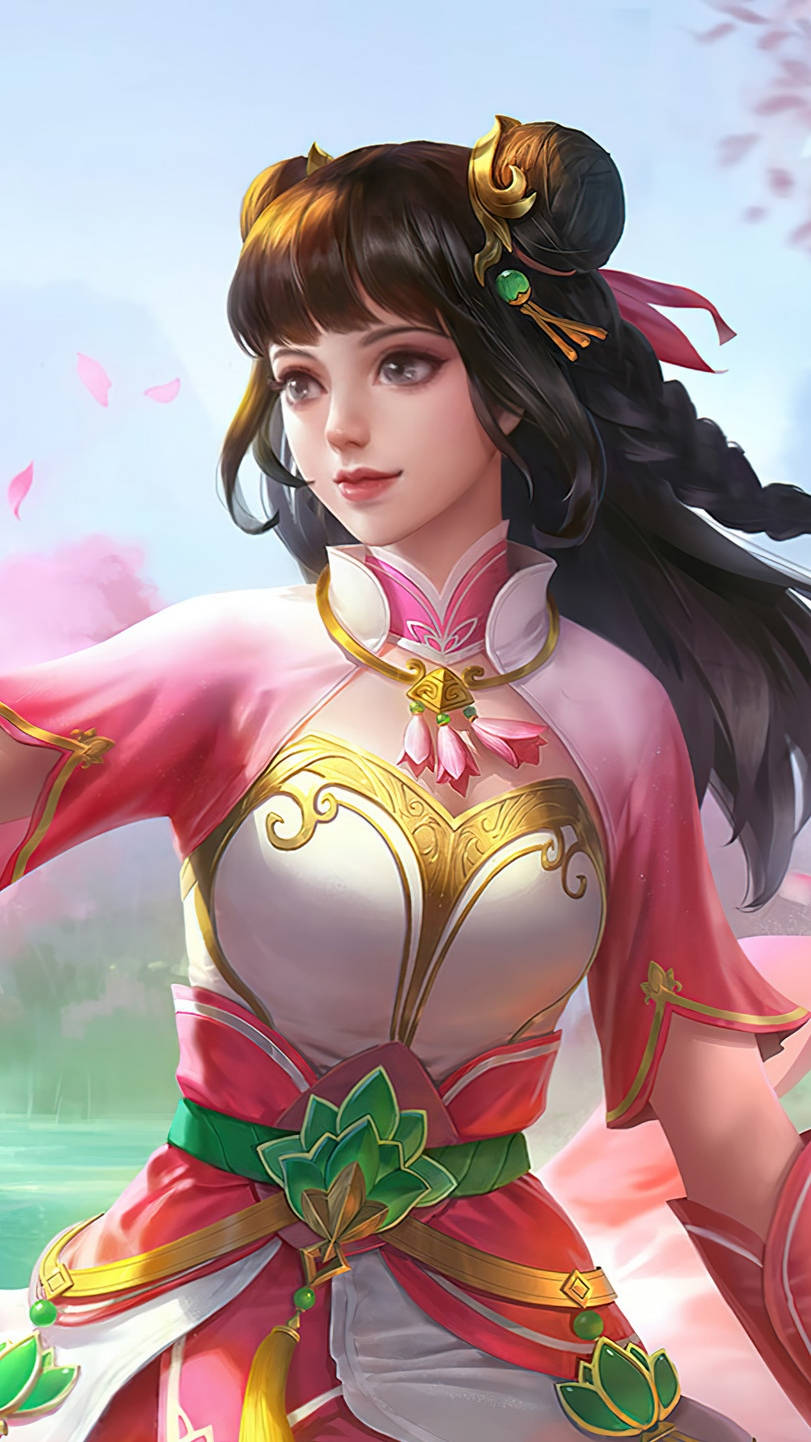 Mobile Legends Guinevere Lotus Skin Original Wallpaper