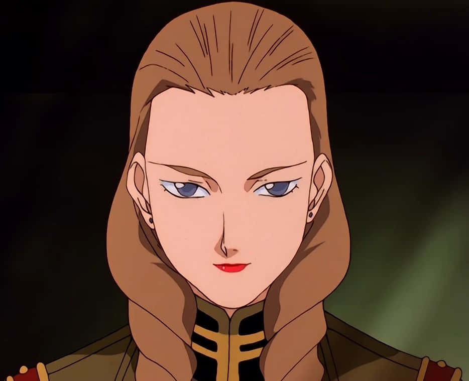 Mobile Suit Gundam Wing: Sally Po In Action Wallpaper