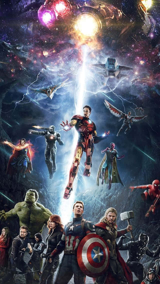 Modern Avengers Iphone Art Wallpaper