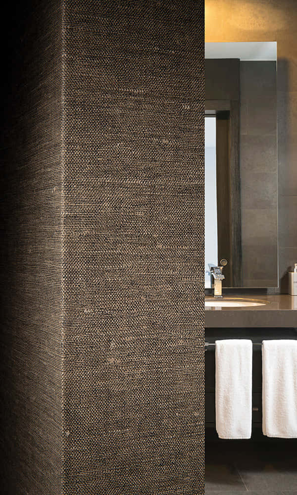 Modern Bathroom Textured Wall Wallpaper