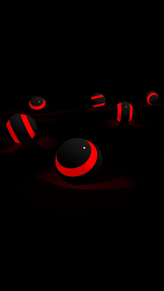 Modern Black And Red Iphone Wallpaper