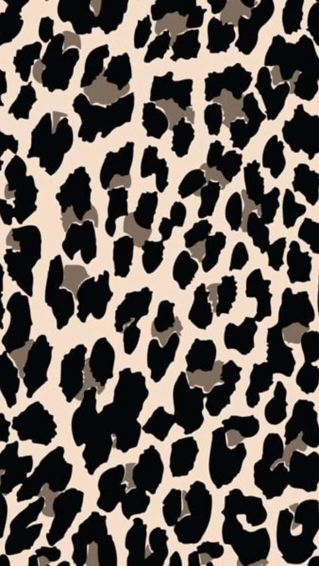 Modern Wallpaper For Your Iphone Featuring Stylish Animal Print Wallpaper