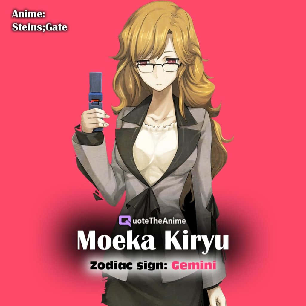 Moeka Kiryū From Steins;gate Standing Confidently In The City Wallpaper