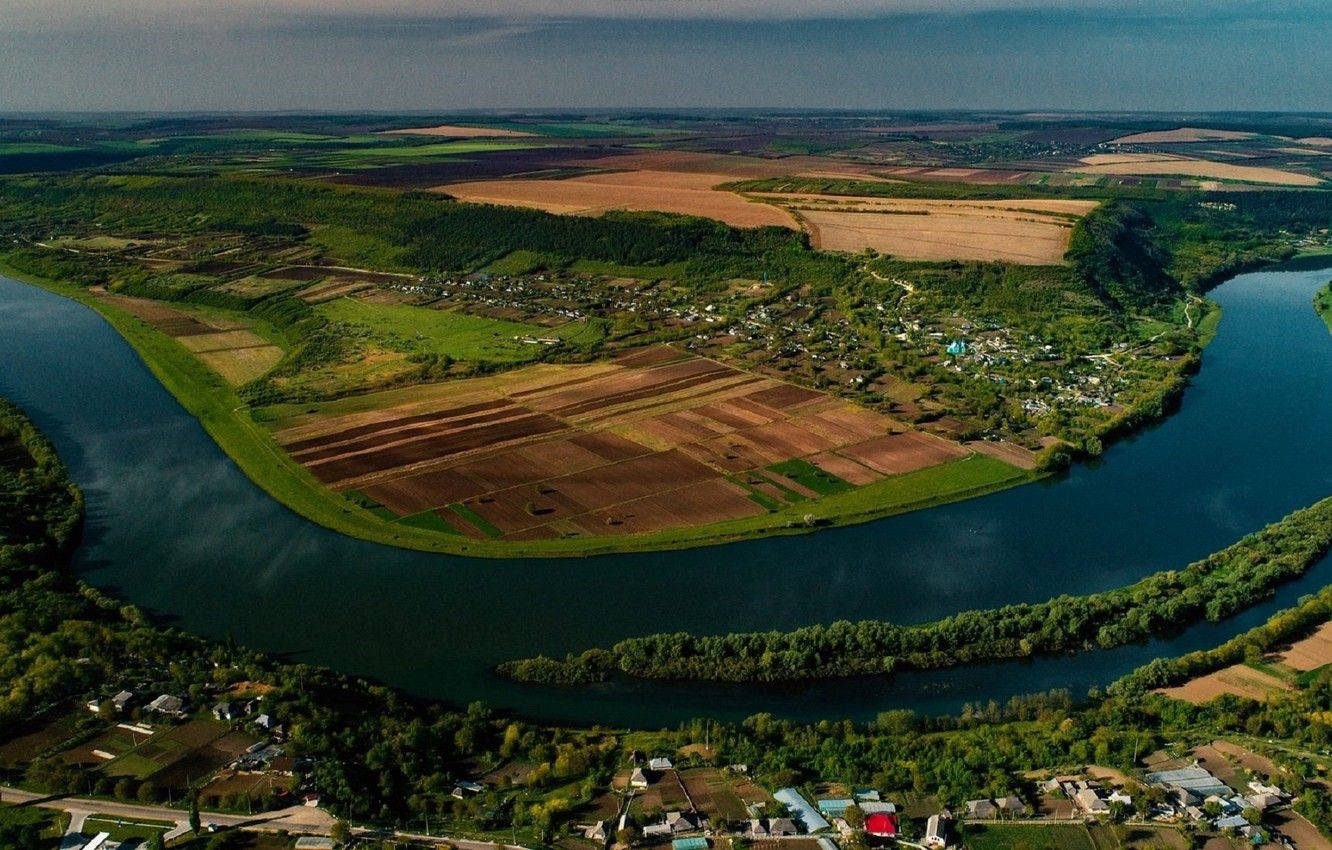 Moldova Dnister Vast River Wallpaper