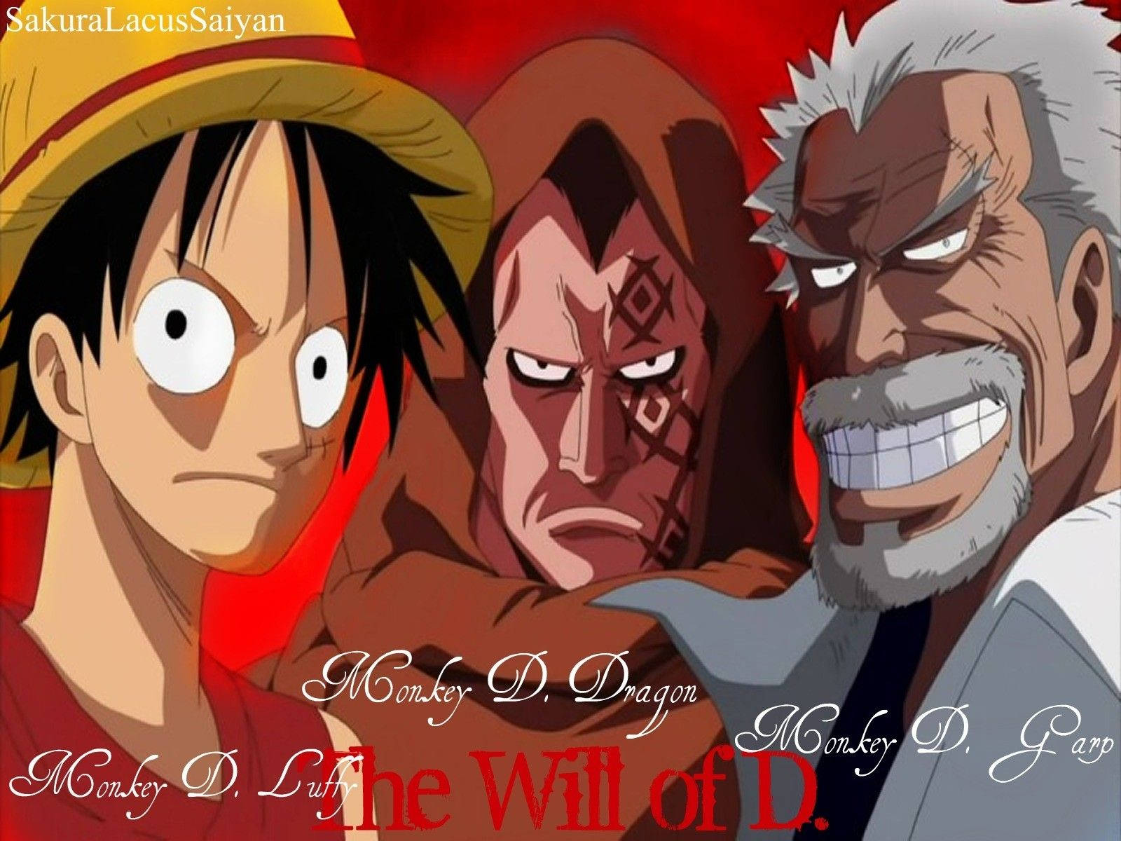 Monkey D Dragon With Luffy Wallpaper