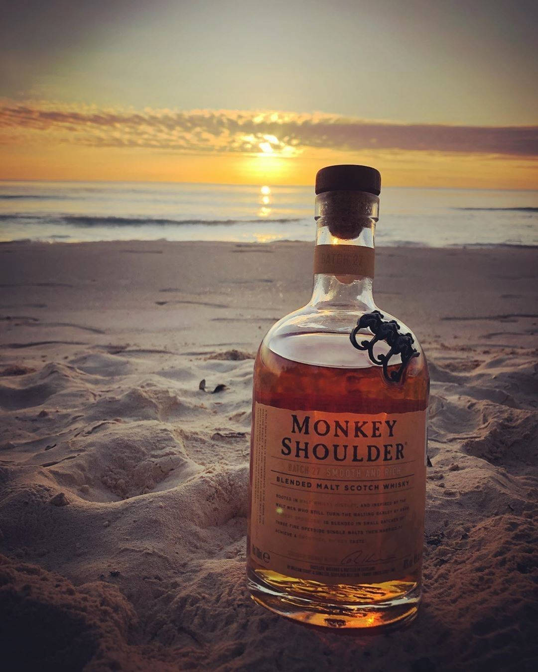 Monkey Shoulder At The Beach Wallpaper