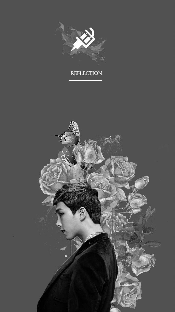 Monochrome Namjoon Wallpaper