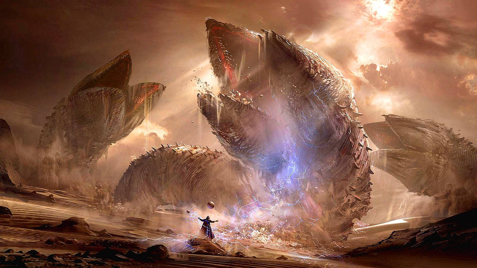 Monster Creature Dune Movie Wallpaper