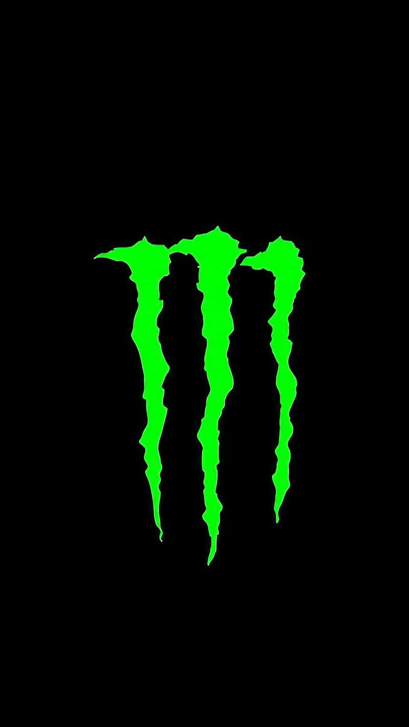 Monster Energy Logo Glow Wallpaper